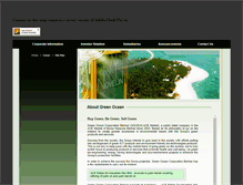 Tablet Screenshot of greenoceancorp.com